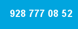 928 777 08 52 928 777 08 52